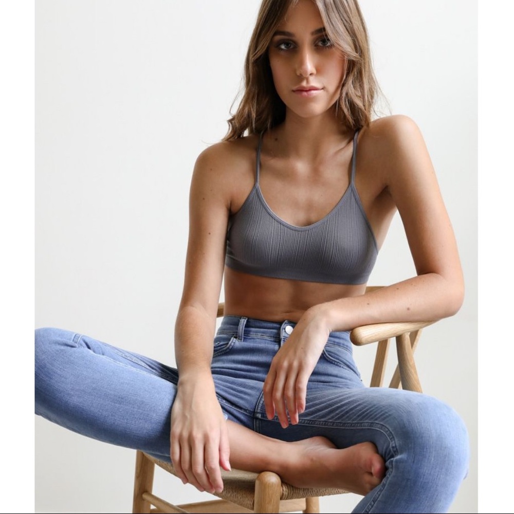 Tattoo Mesh Racerback Bralette - Picture 2 of 6